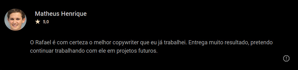 07. Depoimento - Copywriting